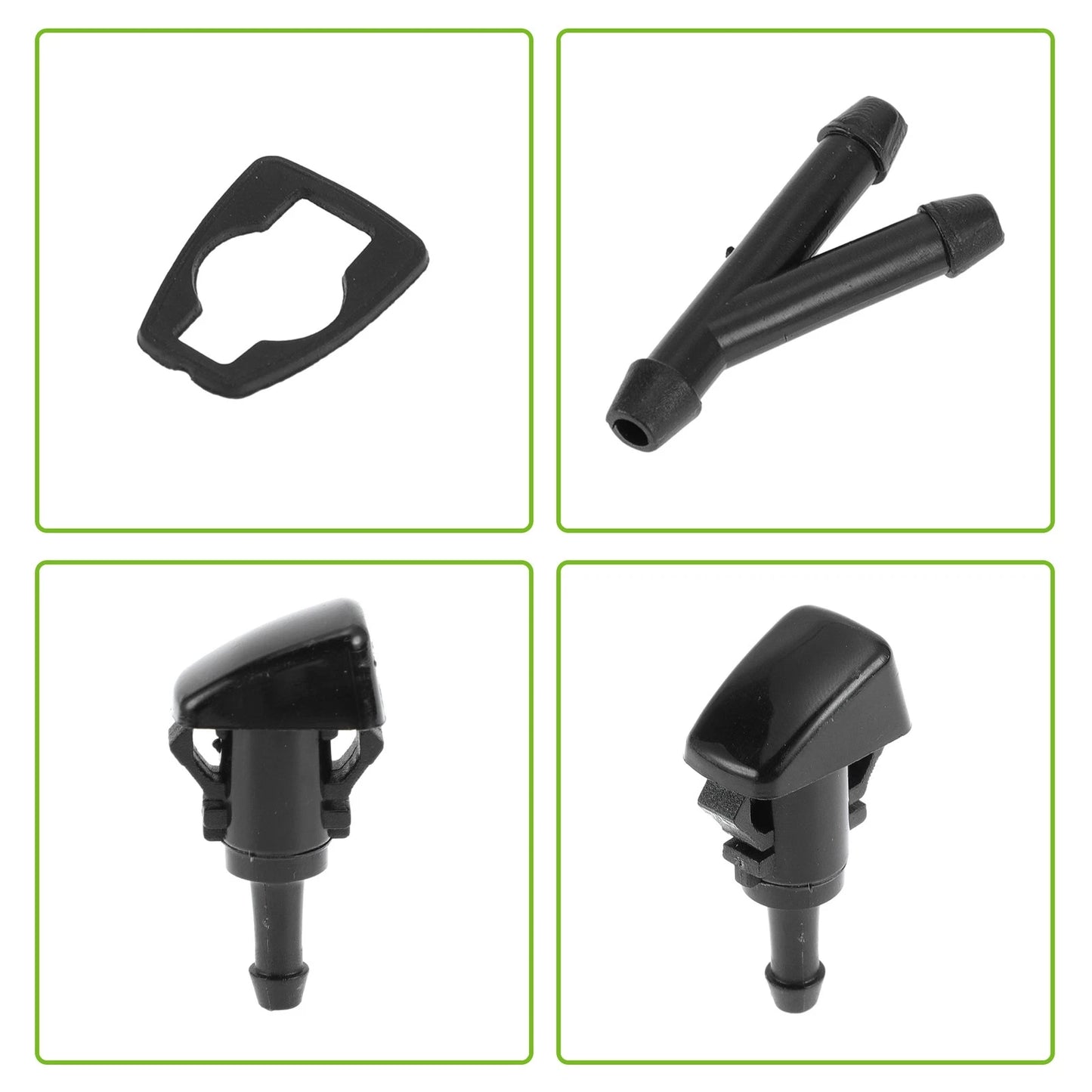 Washer Nozzle with Hose Connector for GMC