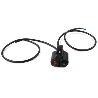 7/8'' 22mm Motorcycle Handlebar Fog Spot Light with Dual On Off Switch for Make & Model