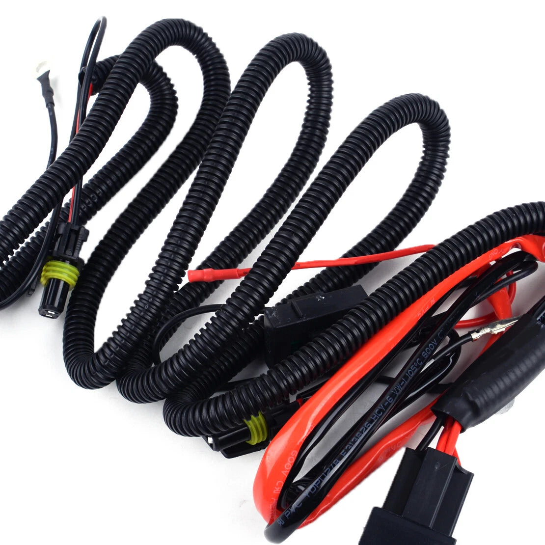 H8/H9/H11 35-55W Relay Wiring Harness for HID Conversion Fog Lights
