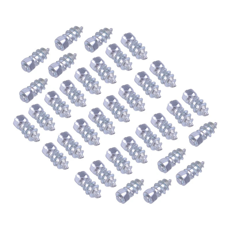 100 x 15mm Snow Tire Studs for Car ATV - Anti-Slip Spikes