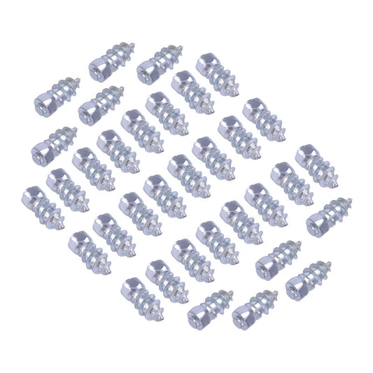 100 x 15mm Snow Tire Studs for Car ATV - Anti-Slip Spikes