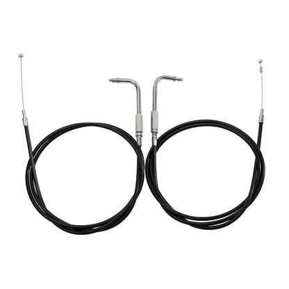 Throttle Cables 150cm 59" for Harley Sportster 883 XL883 XL1200 (2004-2023)