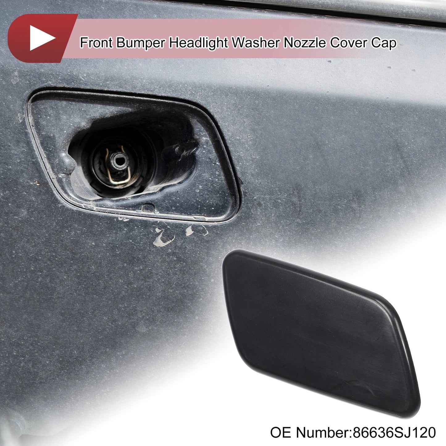 Washer Nozzle Cover Cap for Subaru Forester (2018-2021) Unpainted