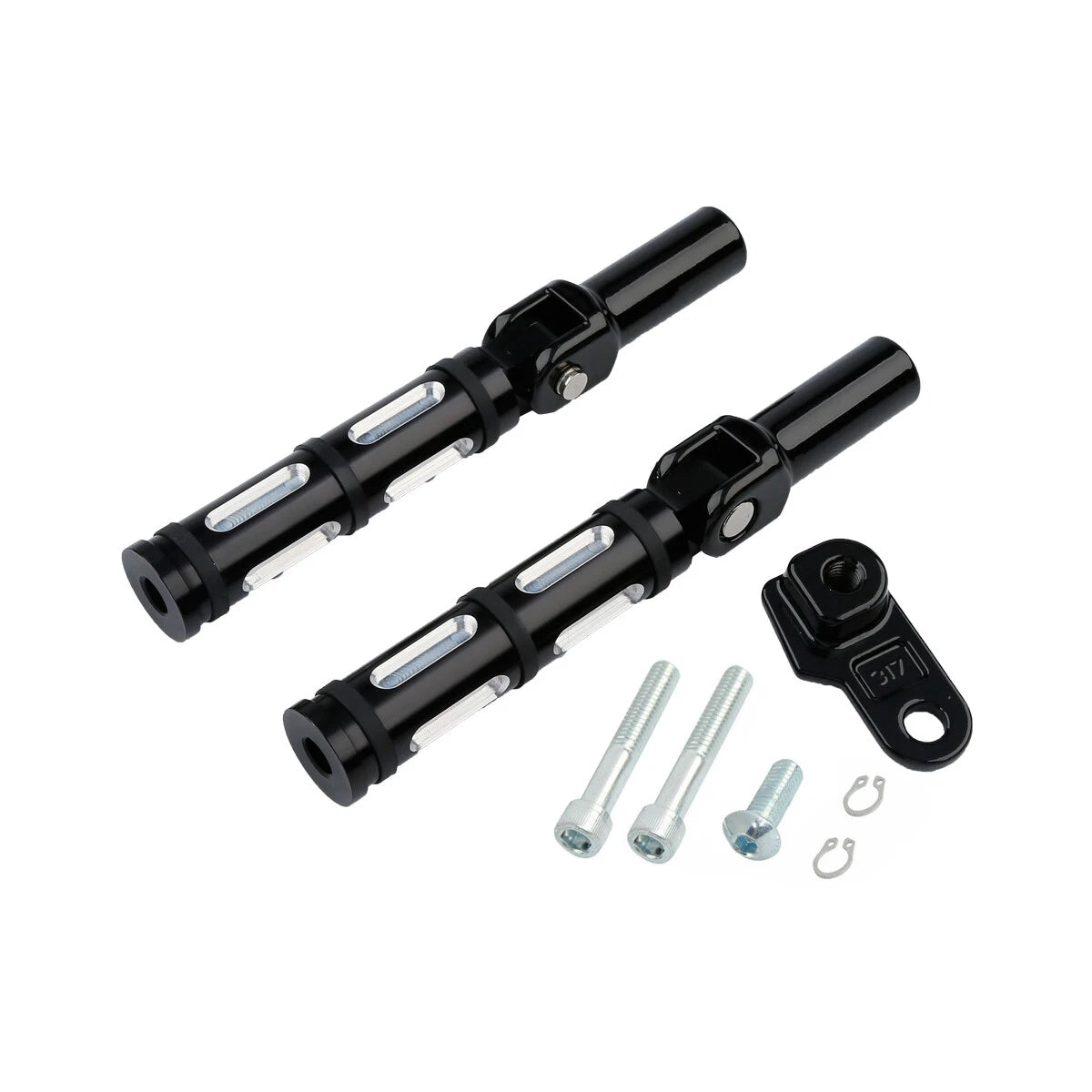 Rear Footpeg Footrest Mounts for Harley Softail Cross Bones (2008-2011)