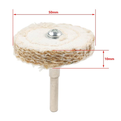 5 x 2" Sisal Cloth Buffing Wheels for Polishing Stainless Steel