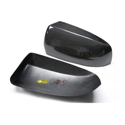 Real Carbon Fiber Side Mirror Shell Cover Caps For BMW X5 X6 E70 E71 2007-2013