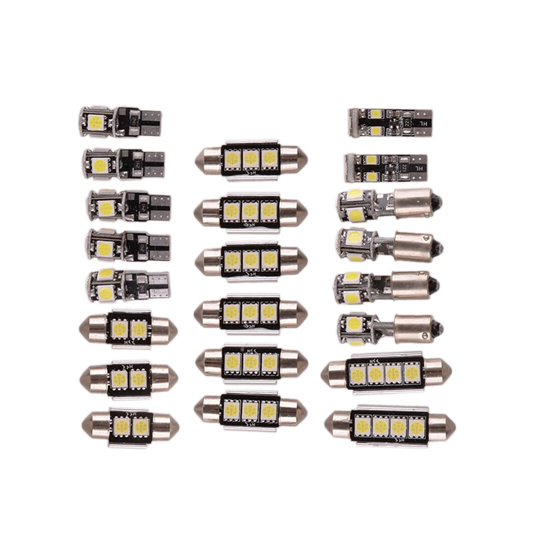 2 LED Light Bulbs for Car Dome Door Footwell License Plate Lights