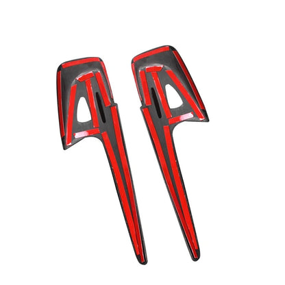 Carbon Fiber Headlight Eyebrow Covers for Mitsubishi Lancer EVO 10/X