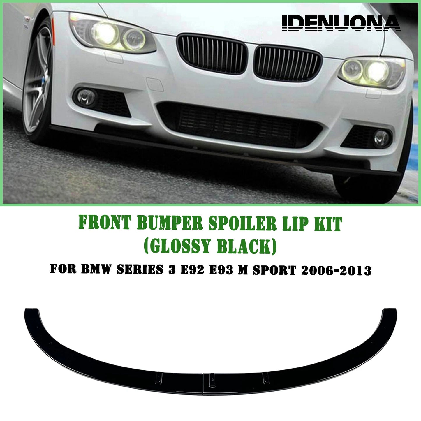 Front Spoiler Lip for BMW 3 Series E92 E93 M Sport (2006-2013)