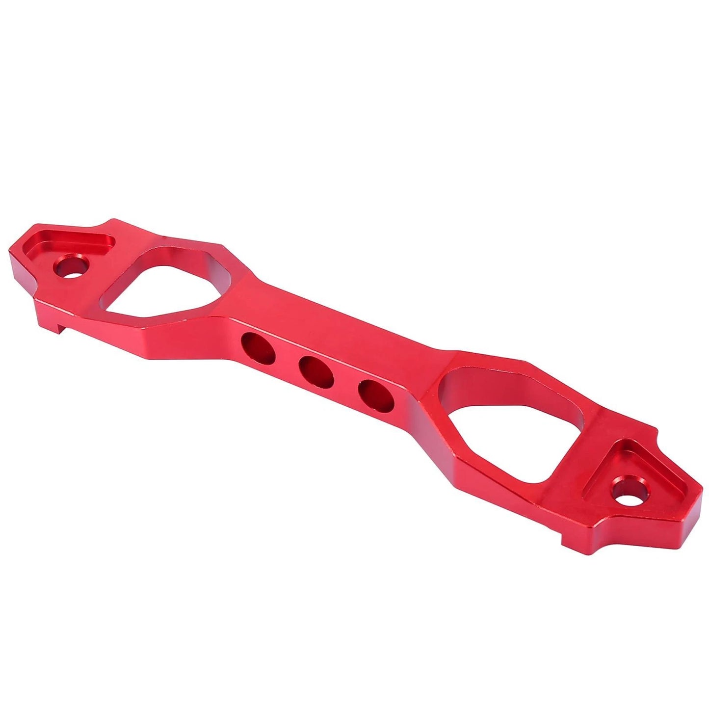 190mm Red Aluminum Alloy Battery Tie Down Bracket for Honda Civic (1996-2000)