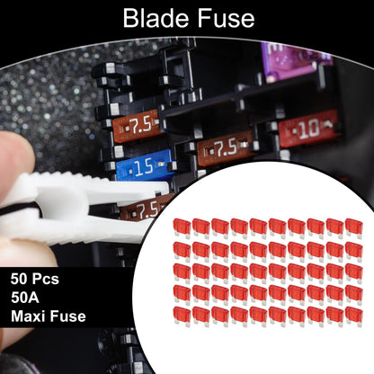 50A Blade Fuse Maxi for Car, Boat, Truck, RV, Motorcycle