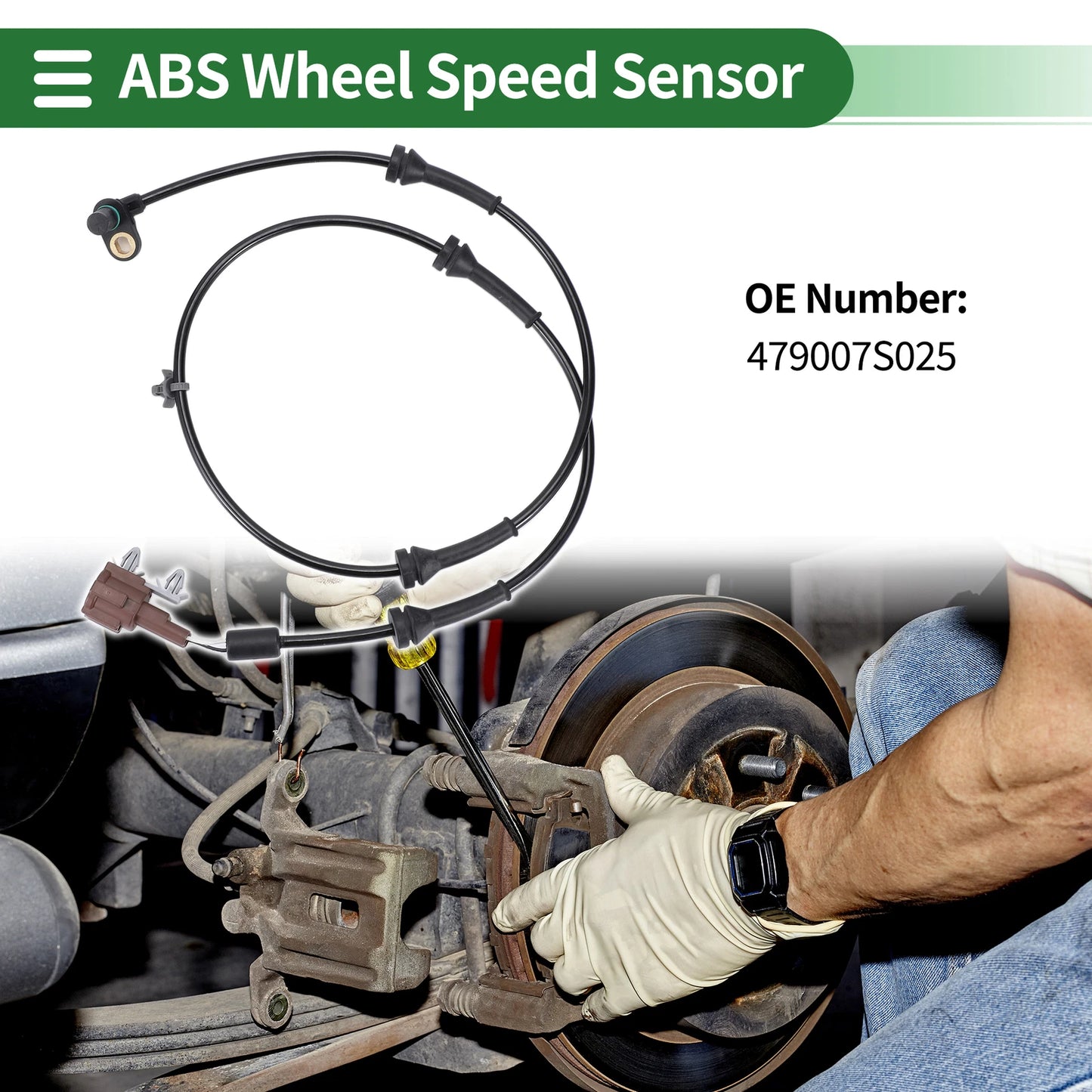 ABS Wheel Speed Sensor for Nissan Armada Rear (2005-2012)