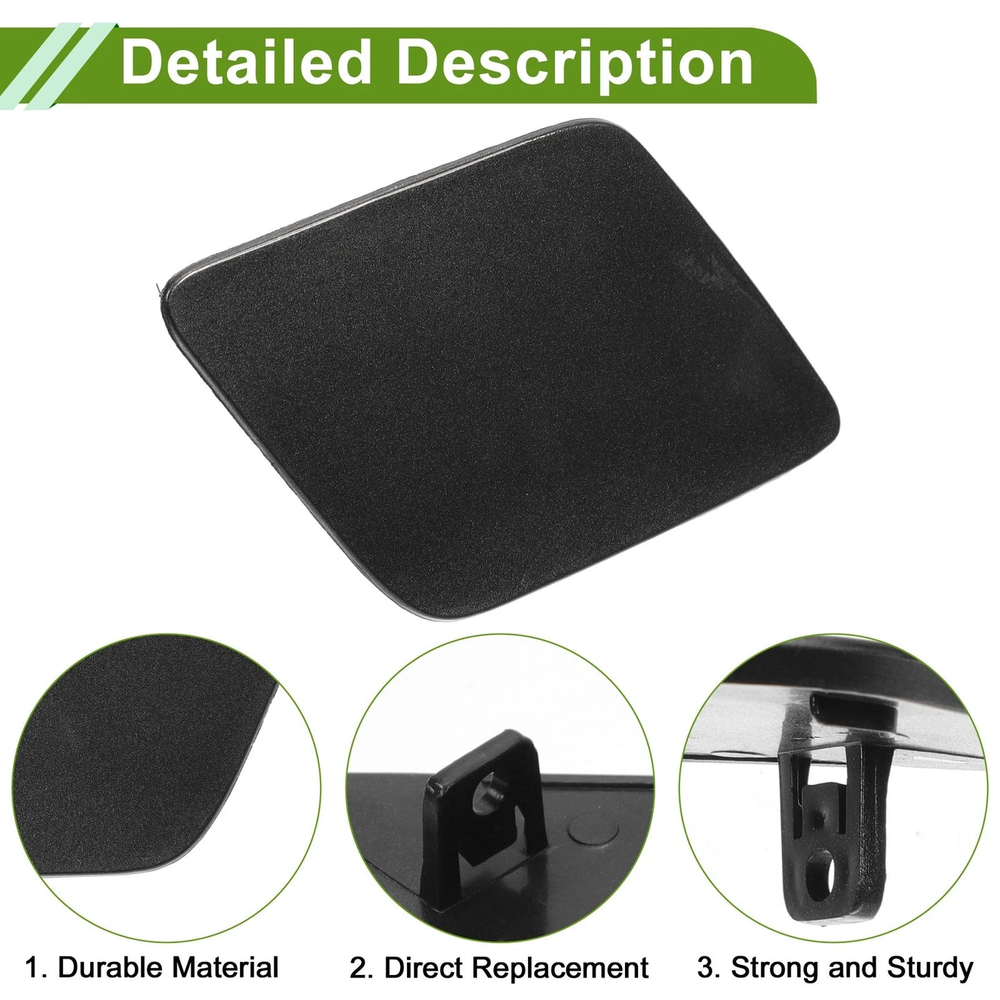 Front Right Washer Nozzle Cover for Volvo XC90 (2016-2020) Dark Gray