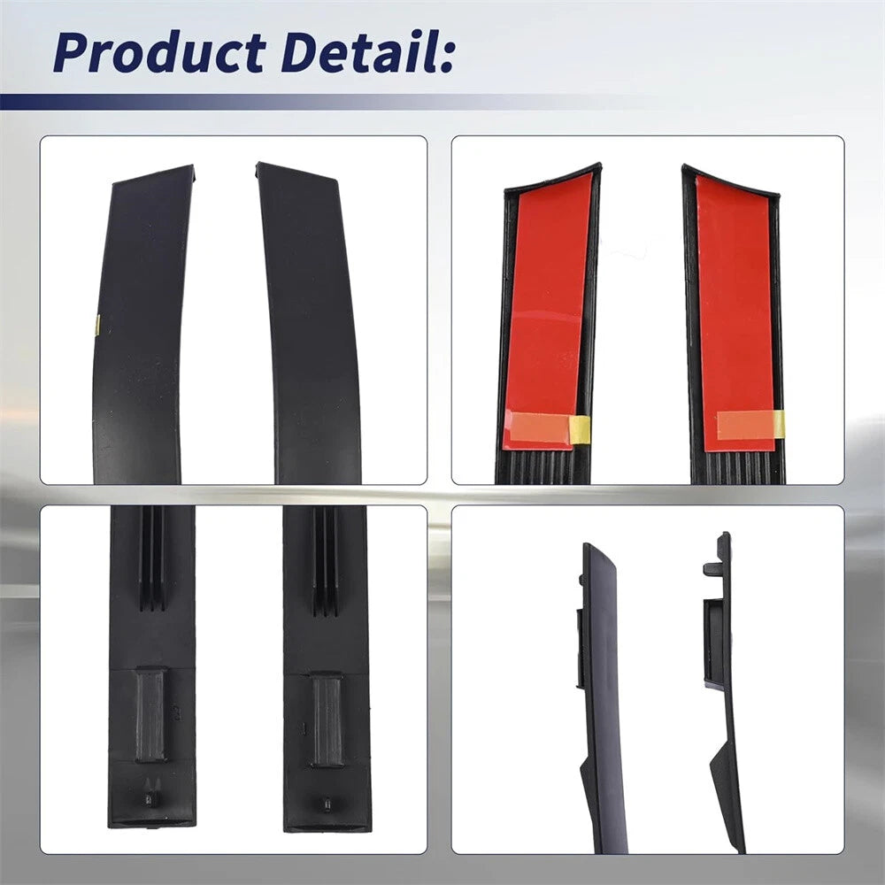Rear Exterior Roof Molding Trims for Toyota Tundra Double Cab (2007-2021)