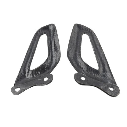 Carbon Fiber Rearset Footrest Plate Heel Guard for BMW S1000RR, M1000RR (2019-2024)