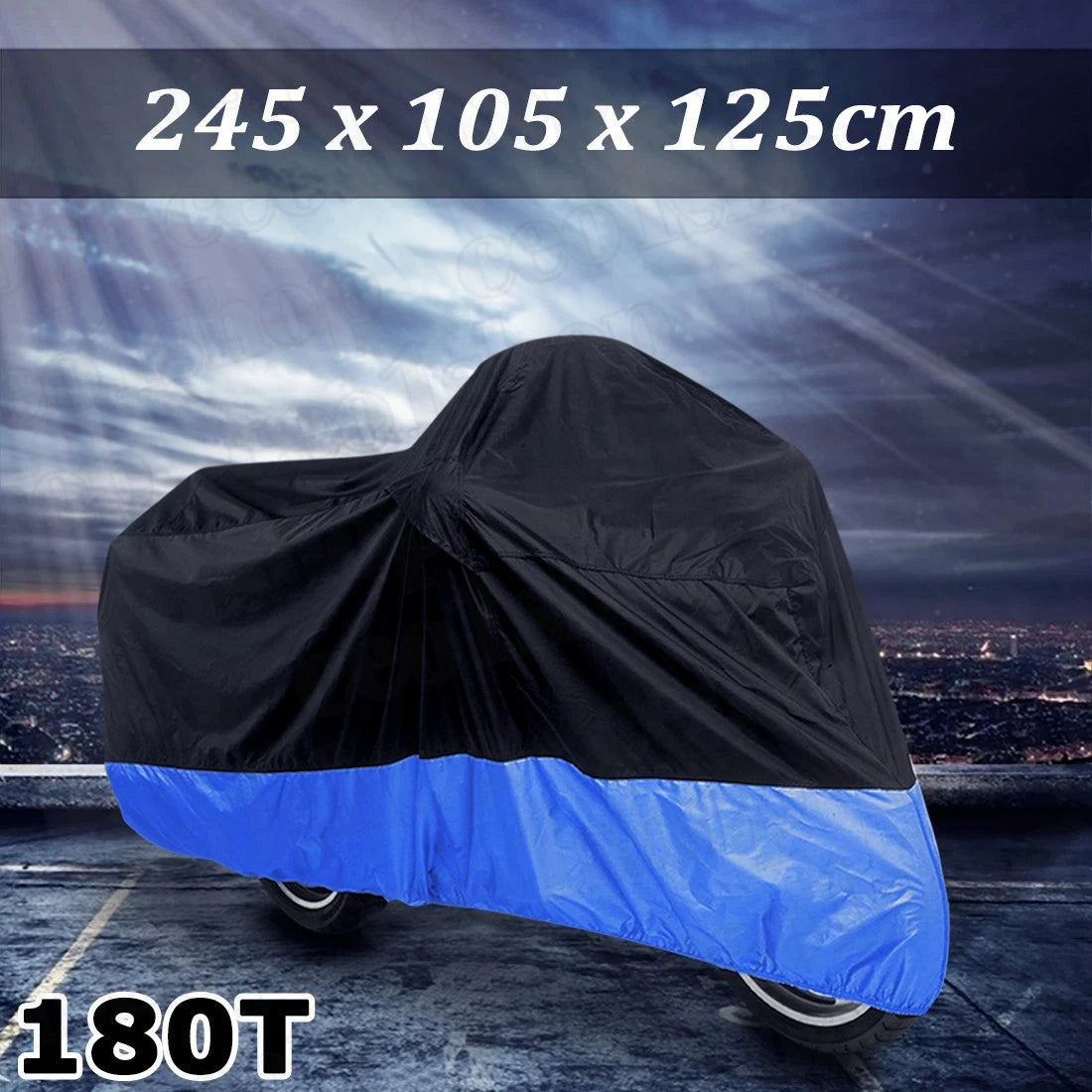 XL / Black+Blue Motorcycle Cover for Suzuki GSXR GSX-R 600 750 1000 1100