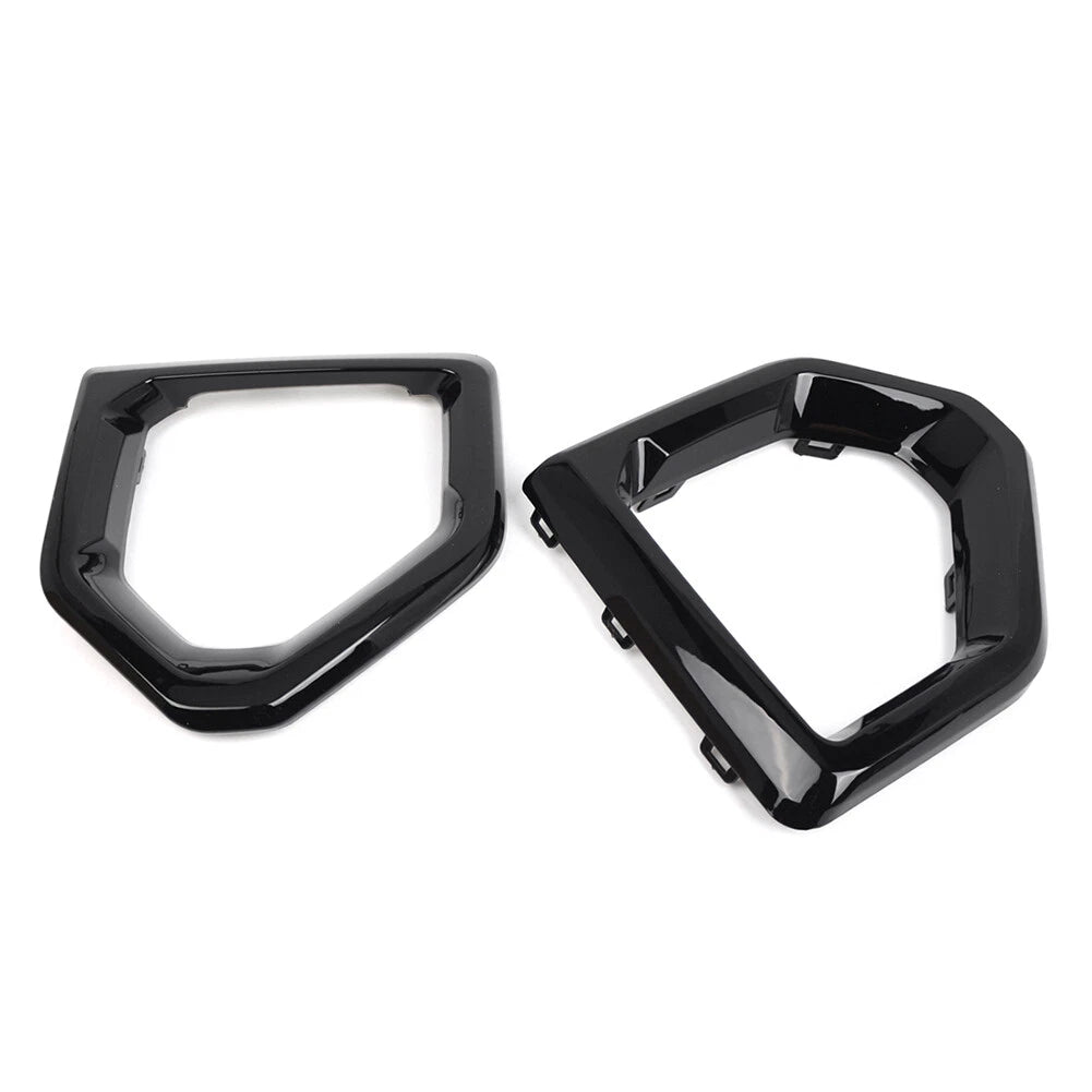 Fog Light Lamp Outer Bezel Cover Pair for GMC Sierra 1500 (2014-2018)