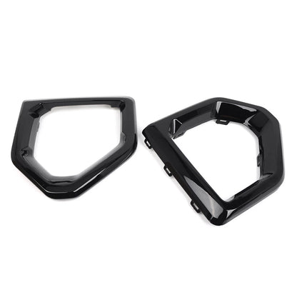 Fog Light Lamp Outer Bezel Cover Pair for GMC Sierra 1500 (2014-2018)