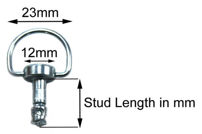 Dzus Tête de fourche Panneau Démontage Rapide Fixation Boulon 25mm Quart Tour