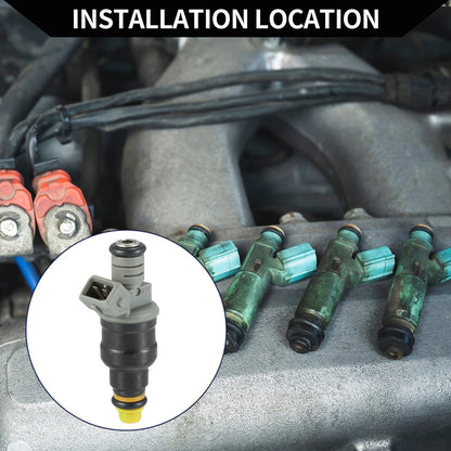 Fuel Injector 6 x Pcs for Ford F-150 (1997-1998) 4.2L Black
