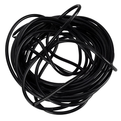 Black Universal Silicone Air Vacuum Hose Line Pipe Tube 20ft for Car