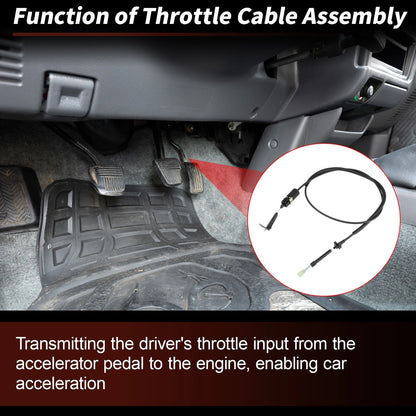 Throttle Valve Cable for Dodge Durango, Dakota, Ram 1500/2500/3500