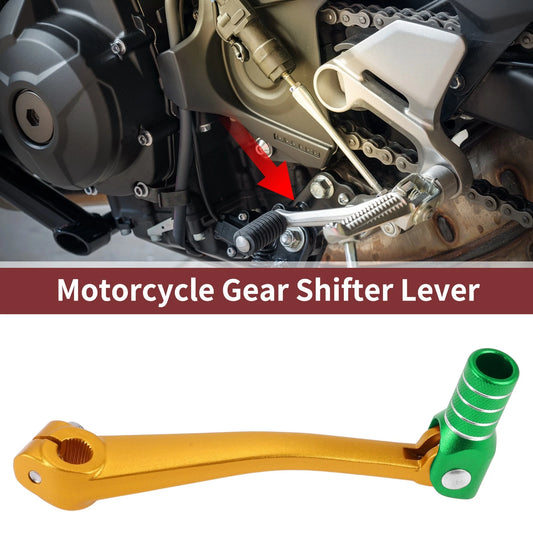 1 x Folding Gear Shifter Lever, Gold Tone for Bosuer 125