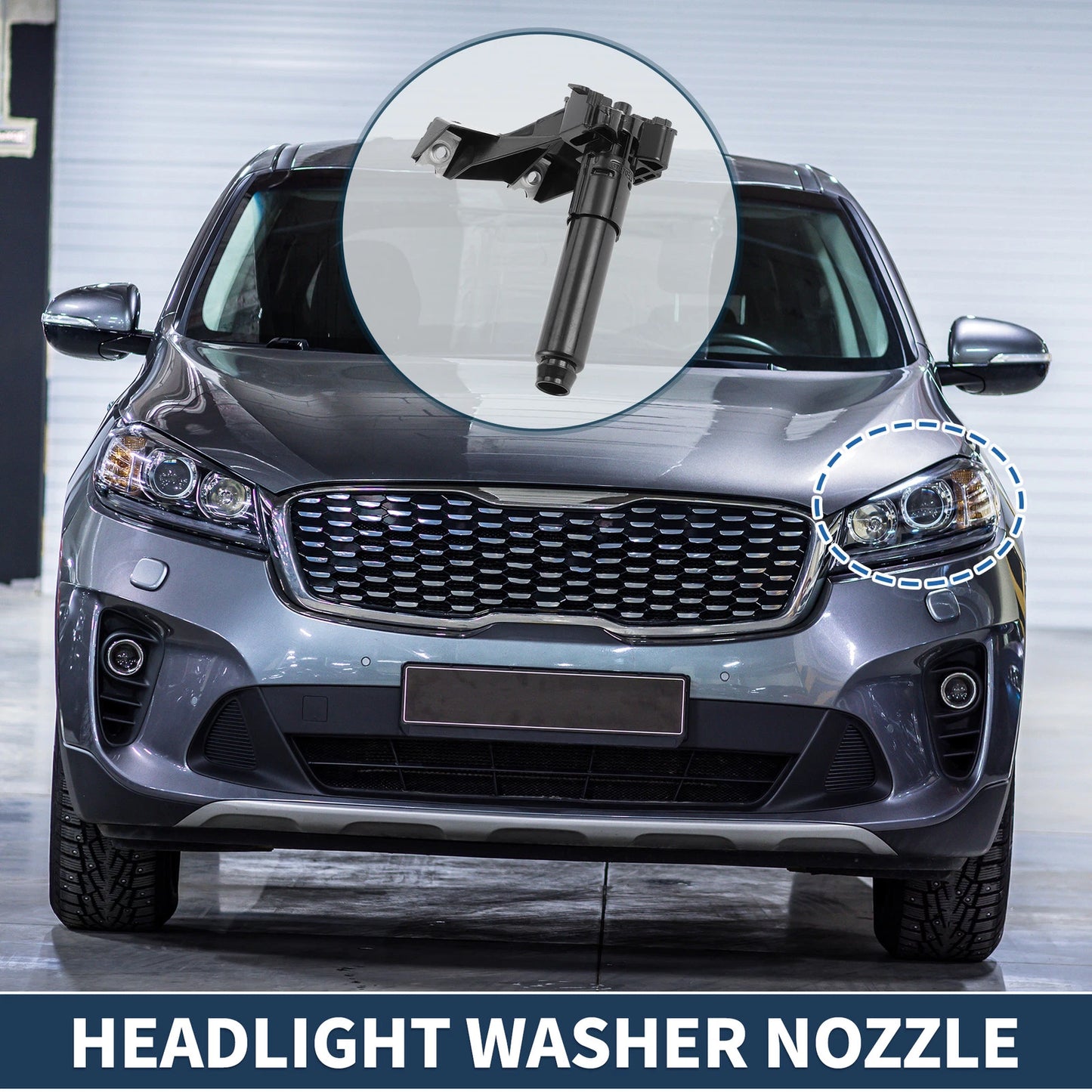 Driver Side Headlight Washer Nozzle for Mitsubishi Outlander (2003-2023)