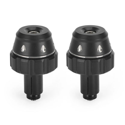 Handlebar Ends for CNC Vibration Damper Black Ø 13-18mm