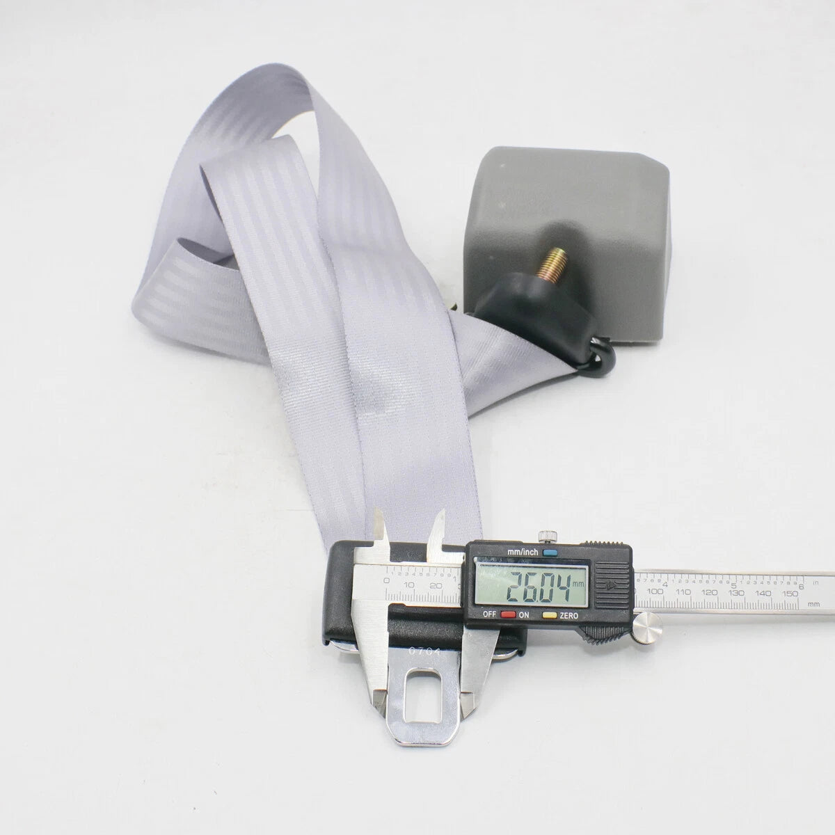 3 Point Adjustable Safety Seat Belt for Universal Models Gray