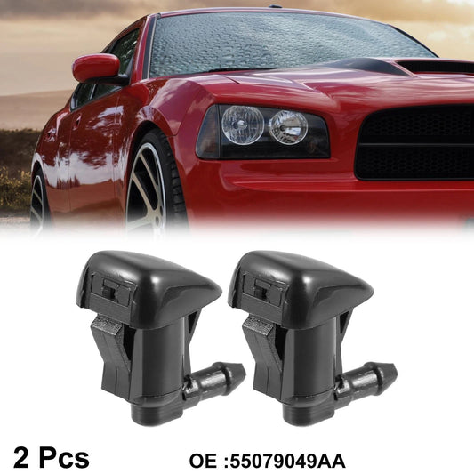 2 x Front Windshield Wiper Nozzles for Jeep Grand Cherokee (2005-2010)