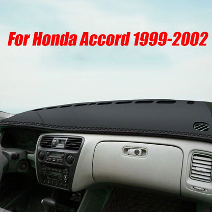 Dashboard Cover Pad Black Leather for Honda Accord (1999–2002)