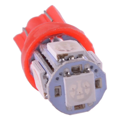 10 x T10 LED Red Dashboard Gauge Cluster Bulbs for Universal