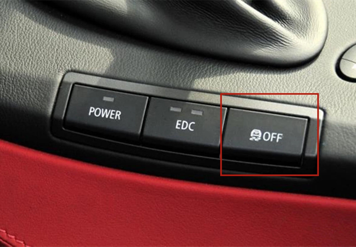 Center Console OFF Button Cover for BMW 3 Series E90 E92 E93 M3 (2008-2013)