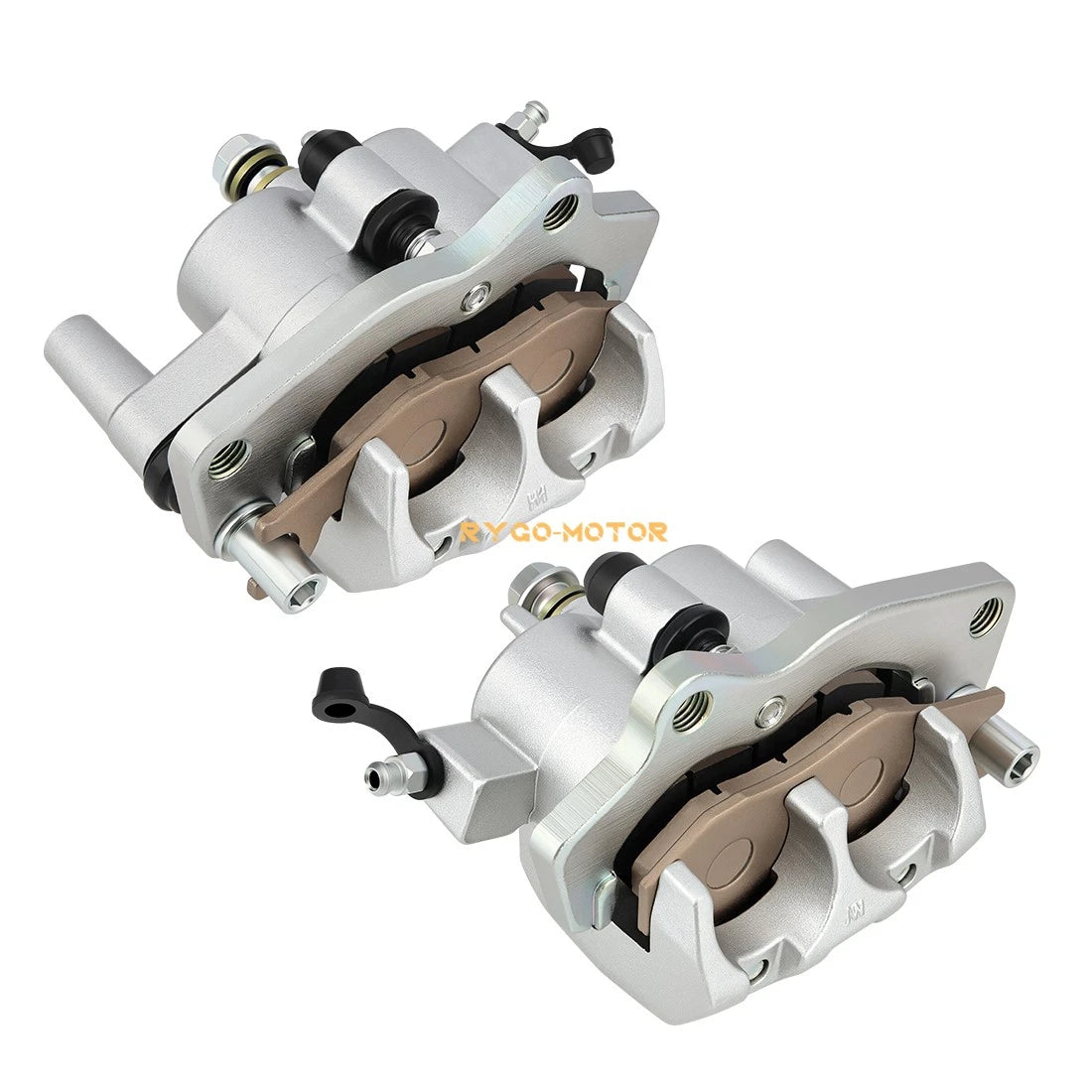 2 x Front Left/Right Caliper & Pads for Kawasaki Mule PRO-MX KAF700(2019–2024)