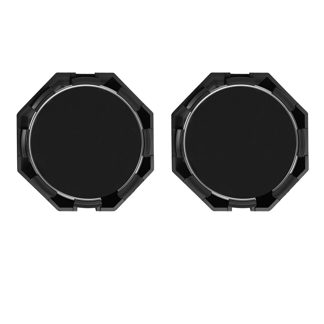 2 x Matte Black Hub Caps Cover for Polaris Sportsman 570 (2015–2025)