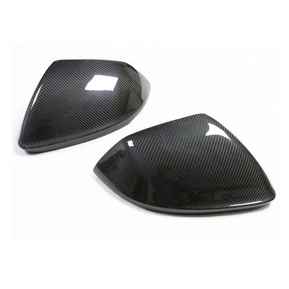 Real Carbon Fiber Add-on Side Mirror Cover Caps For Lamborghini URUS 2018-2022