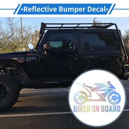 Reflective Bumper Decal for Motorcycle Pattern