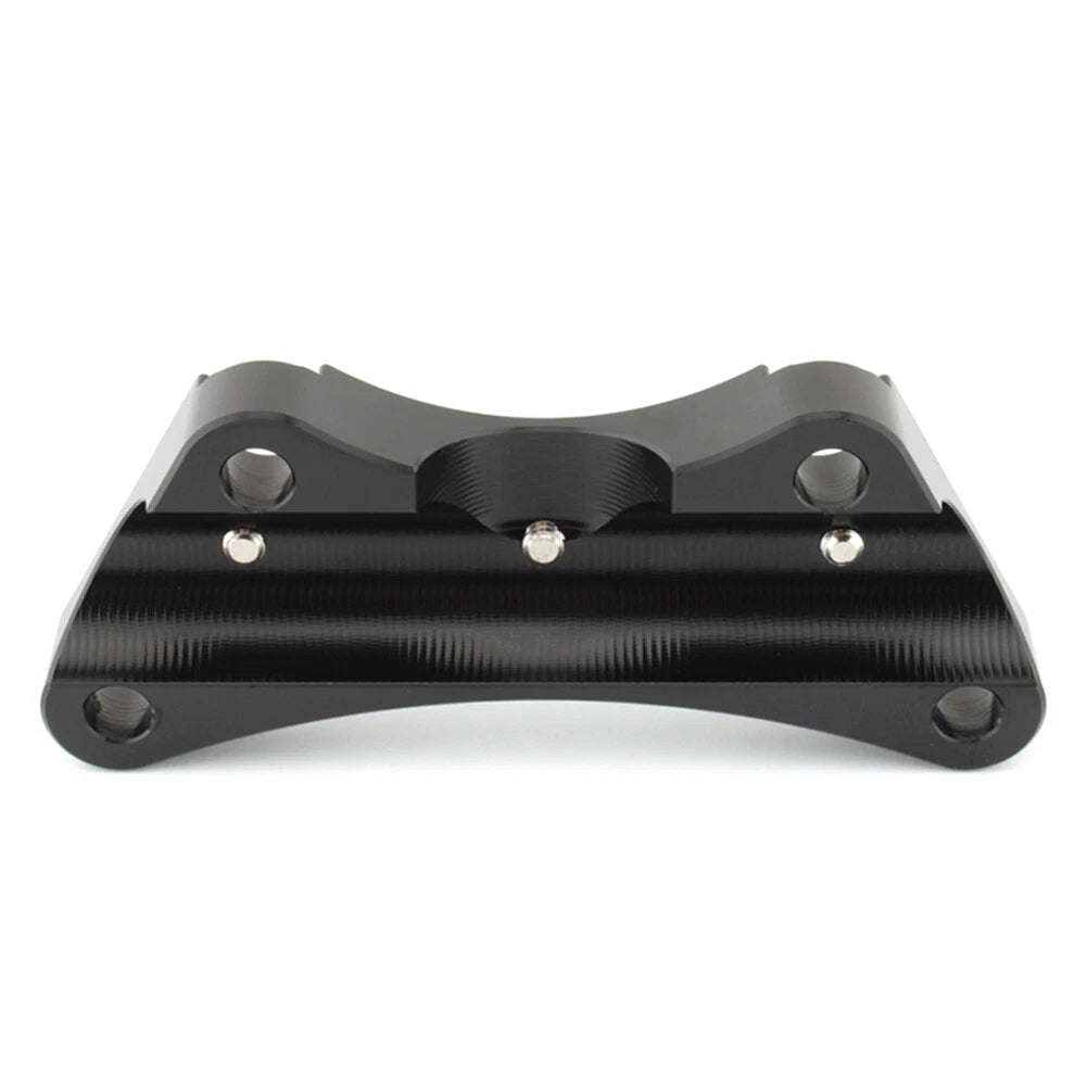 3-Hole Black 1" Handlebar Risers Top Clamp for Harley Touring (1997-2019)