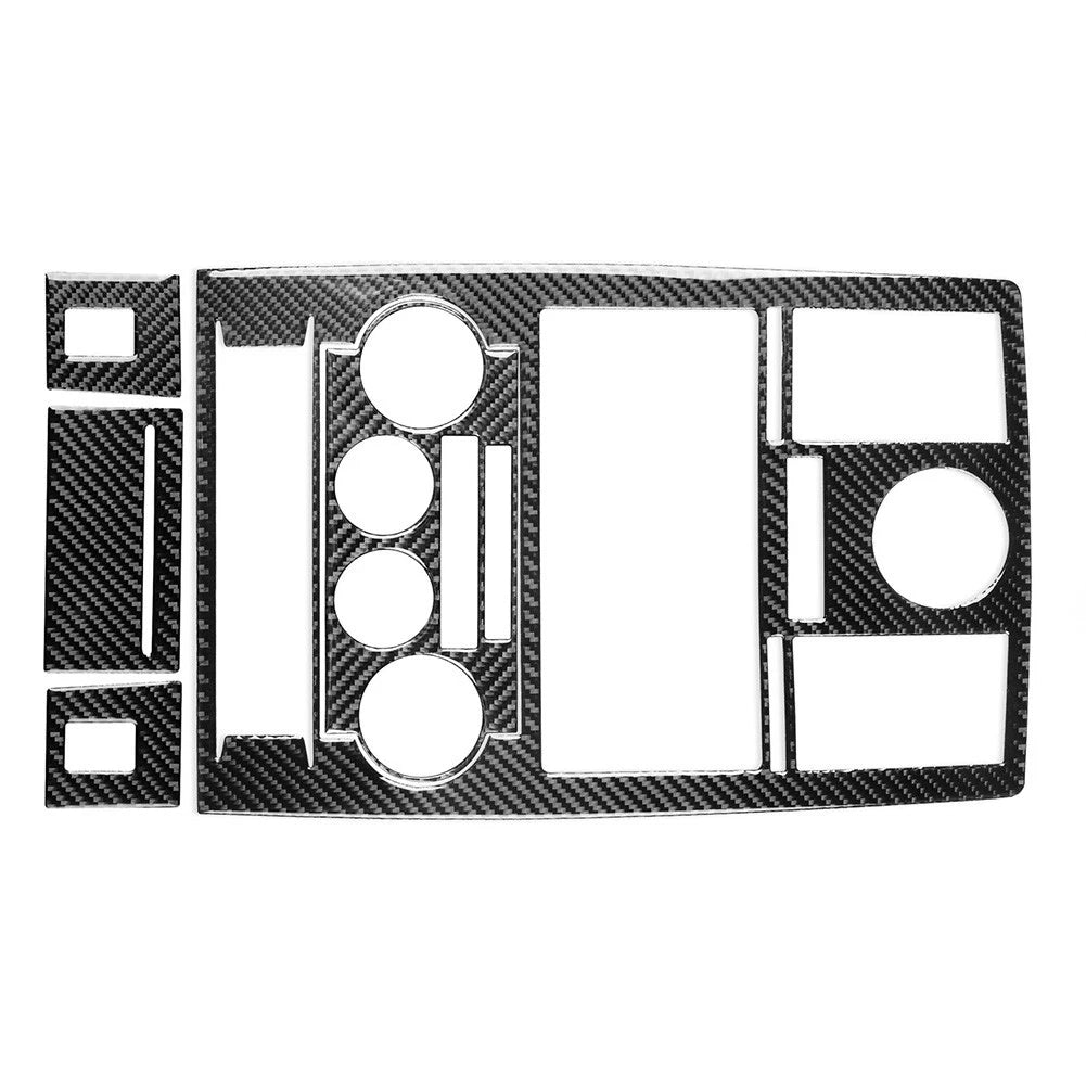 Black Center Console Climate Control CD Panel Cover Trim for Chrysler 300 (2008-2010)
