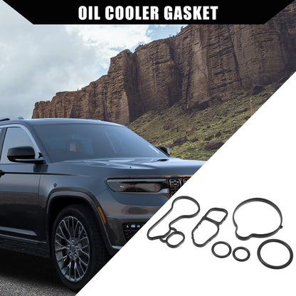 1 x Oil Cooler Gasket for Buick Encore Rubber Black (2013–2021)