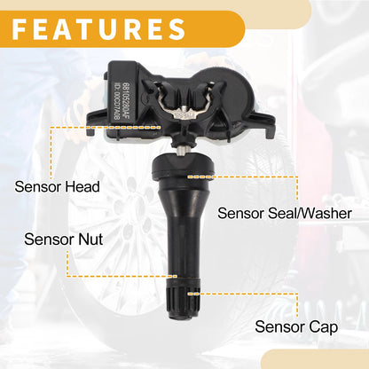Tire Pressure Sensor 433MHz for Jeep Renegade (2015-2016) 1 x Sensor