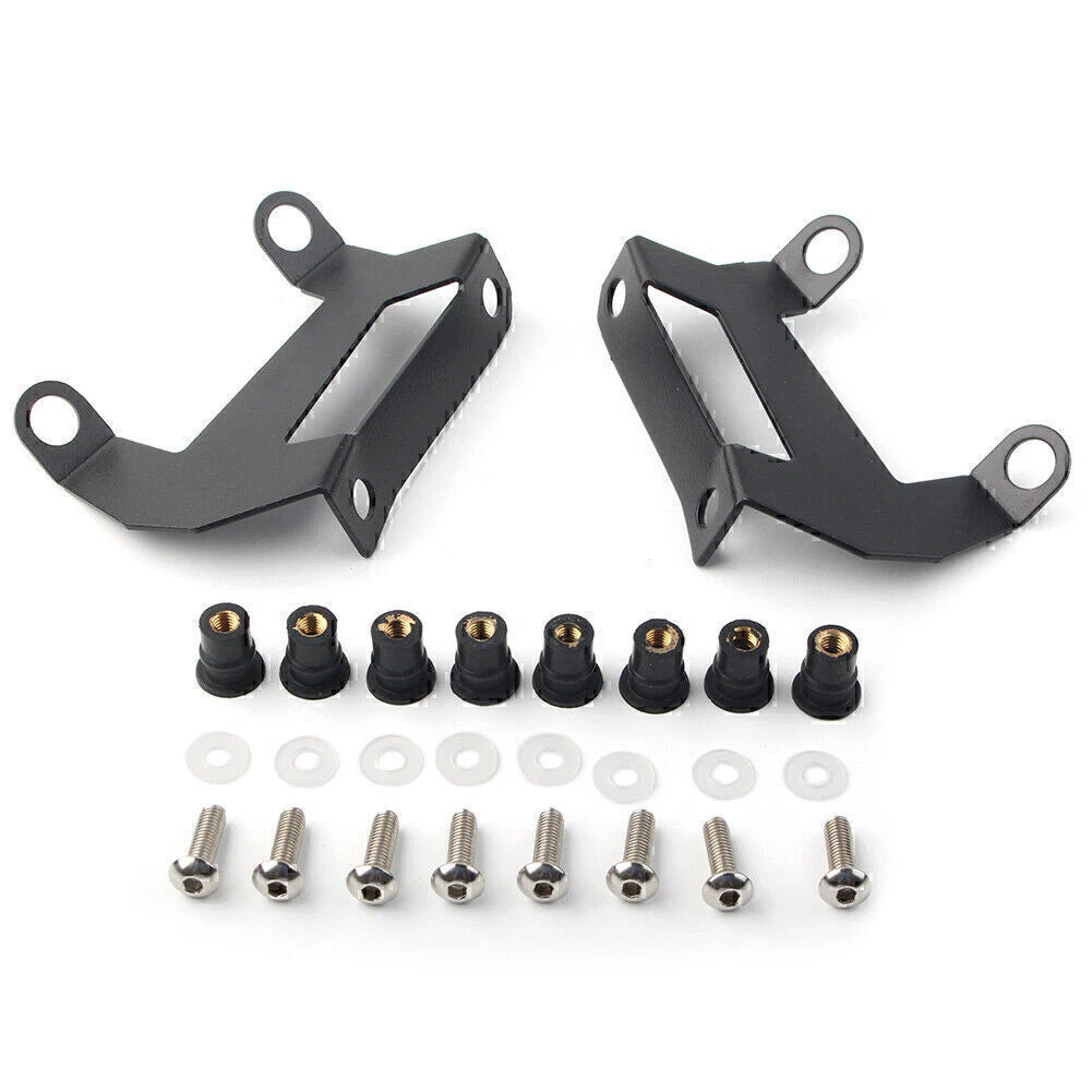 Motorcycle Windshield Mounting Kit for Yamaha MT-07 (2018-2020) Black
