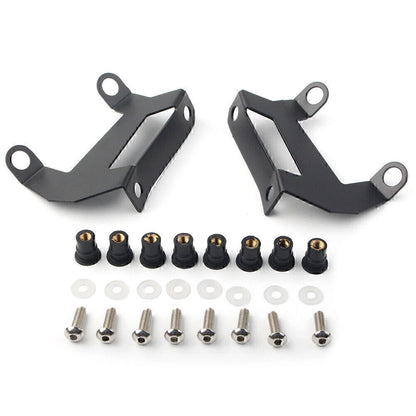 Motorcycle Windshield Mounting Kit for Yamaha MT-07 (2018-2020) Black