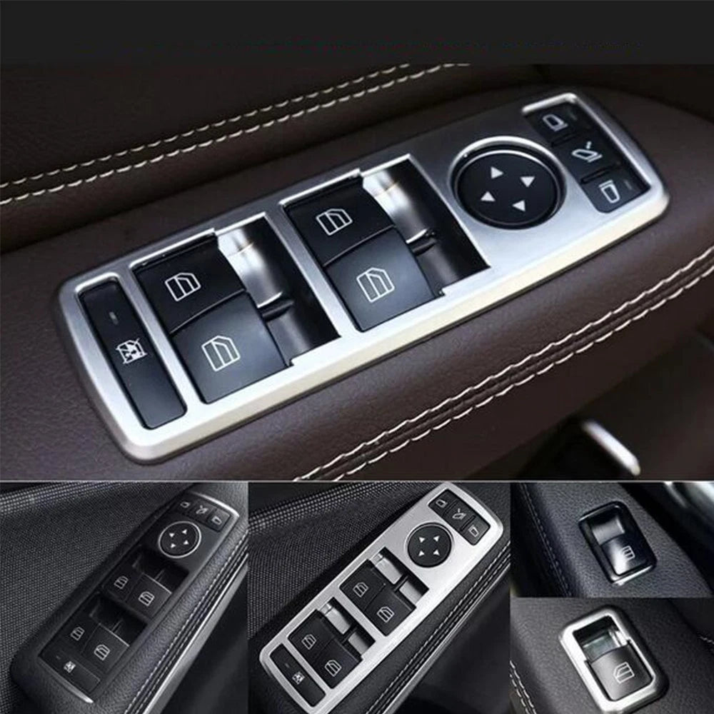 Window Switch Cover Trim for Mercedes Benz A B C E CLA CLS (2008-2023)