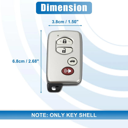 4 Button Key Fob Remote Control Case Shell for Toyota Avalon (2007-2012)
