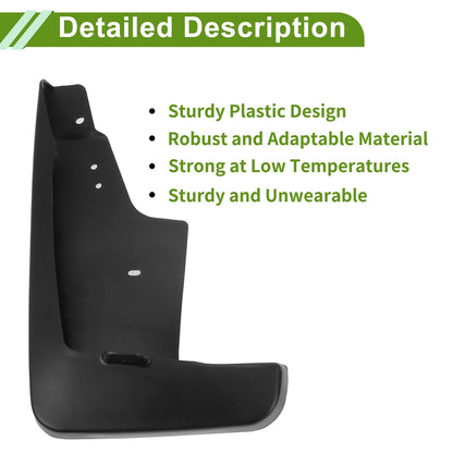 Mud Flaps Splash Guards for Jeep Compass (2011-2016)