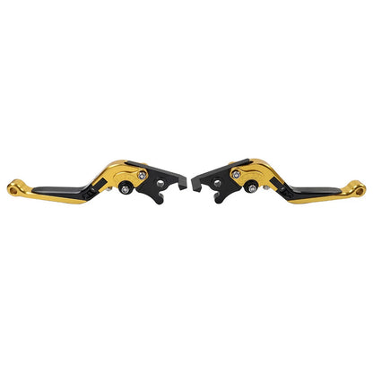 Gold Extendable Brake Clutch Levers for Kawasaki ZX1400 ZX14R ZZR1400 (06-17)