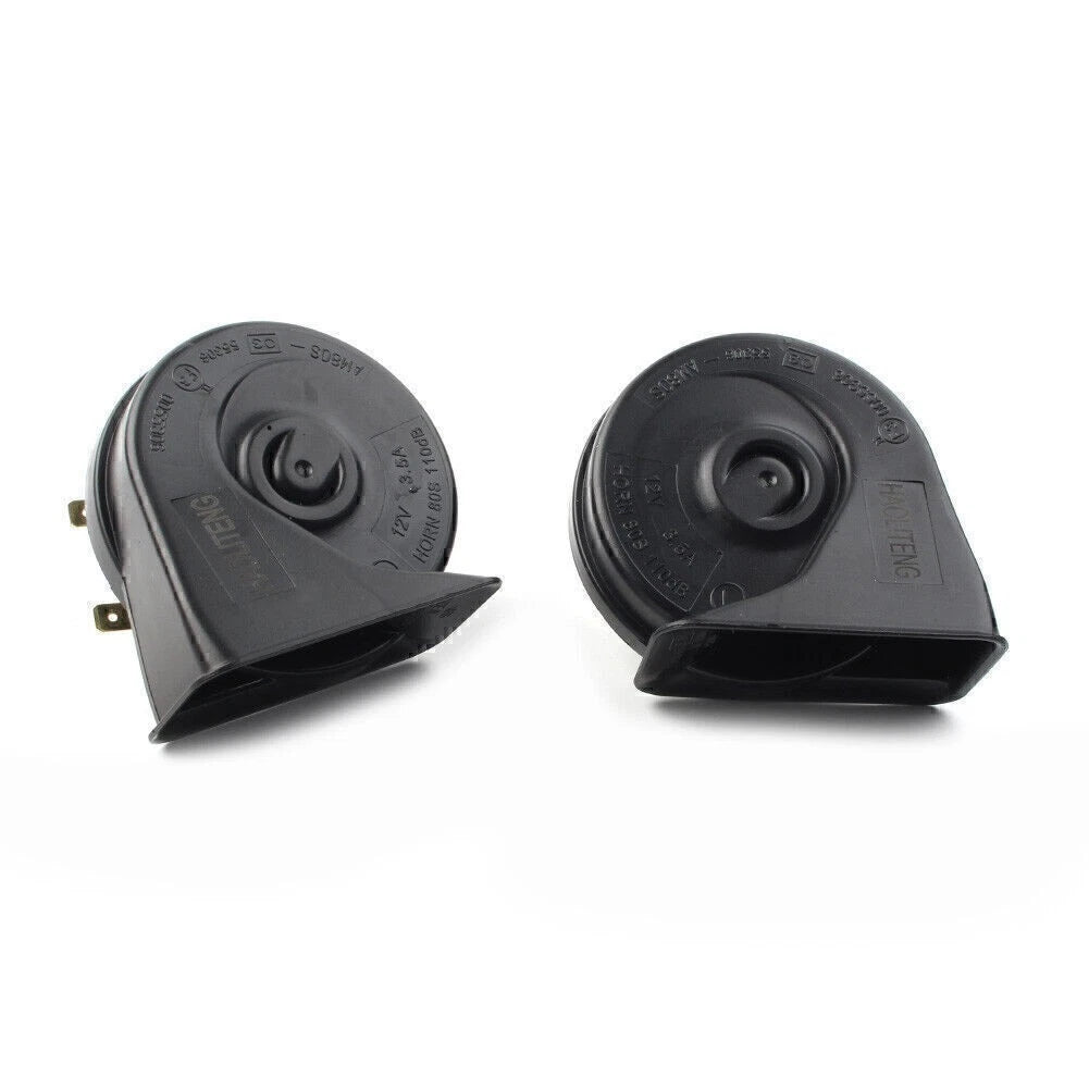 12V Snail Horn 125dB Waterproof Loud Dual Pitch for Honda Ford BMW Universal