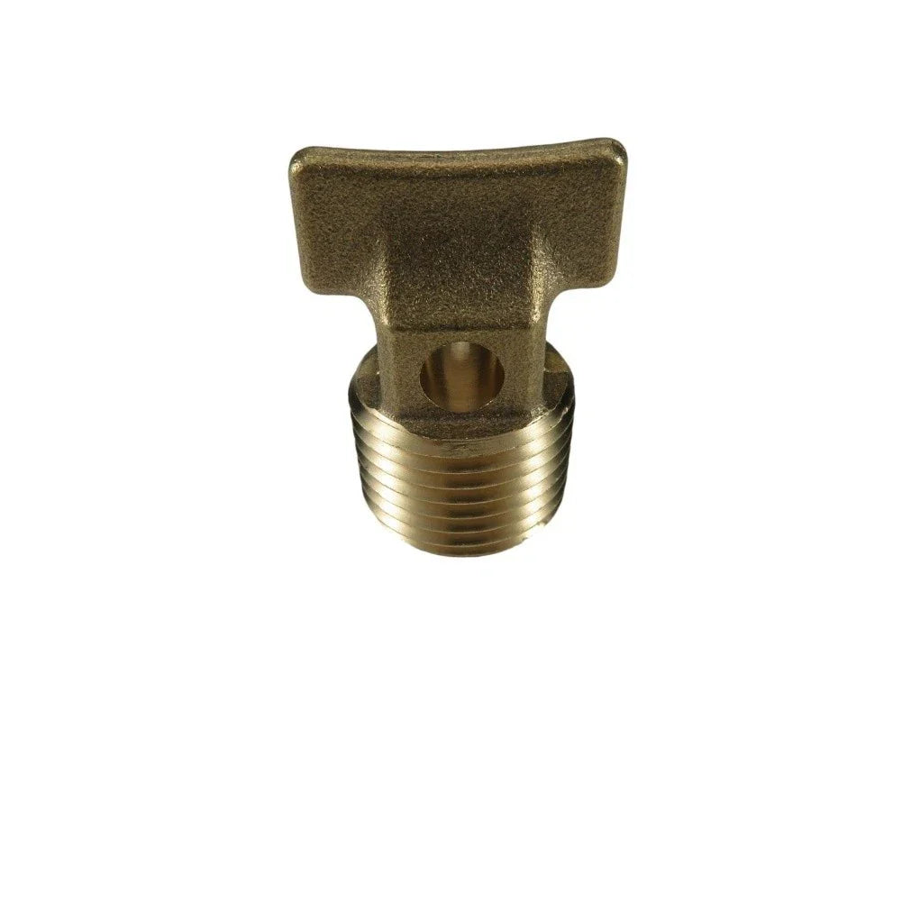 12 Inch Brass Boat Drain Stopper Set of Four for Standard 12 NPT Threads
